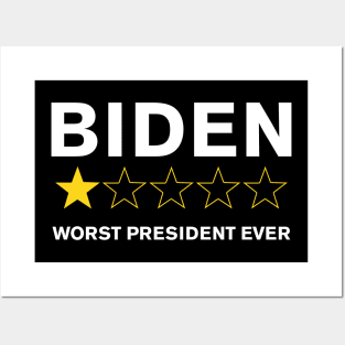 Biden Worst President Ever Posters and Art
